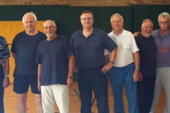 Bild von links Regine, Ferdinand Wibbe Konrad Schüttauf, Joachim Siegert, Horst Heine, Joachim Köhler, Jürgen Brümmer, Roland Heine, Horst Opdenhövel